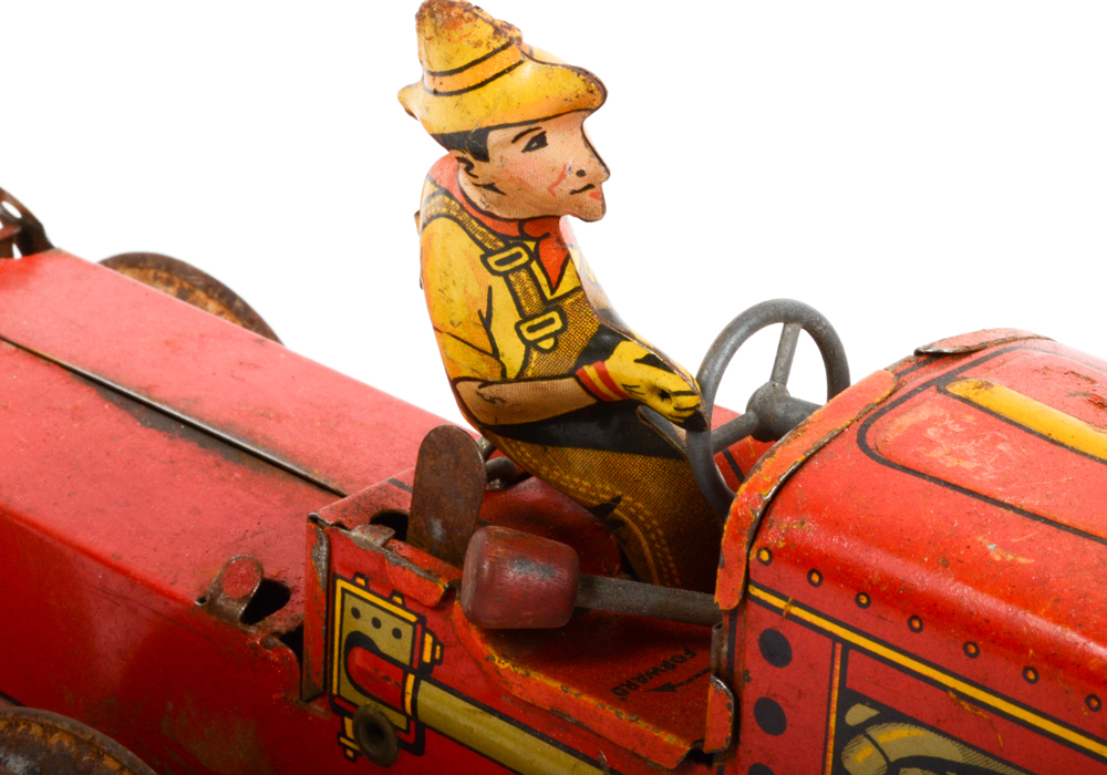 Marx Tin Litho Tractor Wind-up Toy