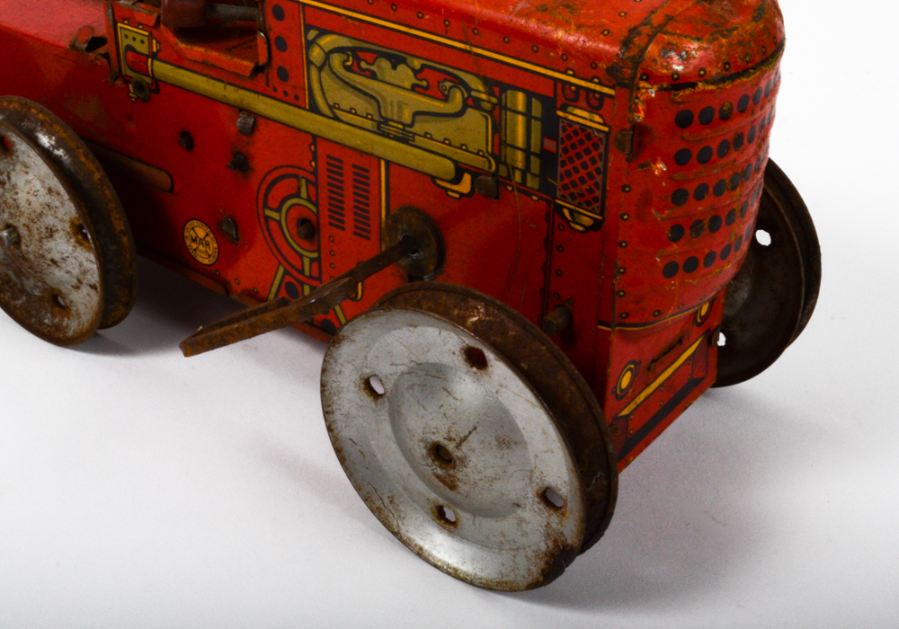 Marx Tin Litho Tractor Wind-up Toy