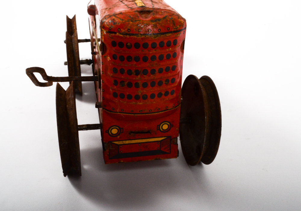 Marx Tin Litho Tractor Wind-up Toy