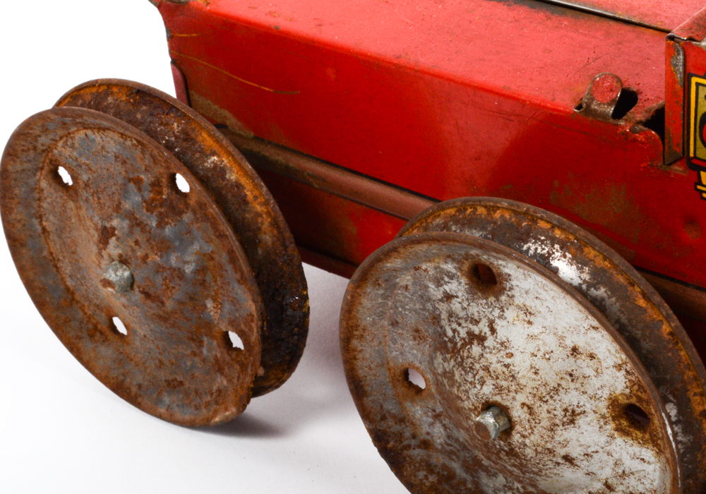 Marx Tin Litho Tractor Wind-up Toy