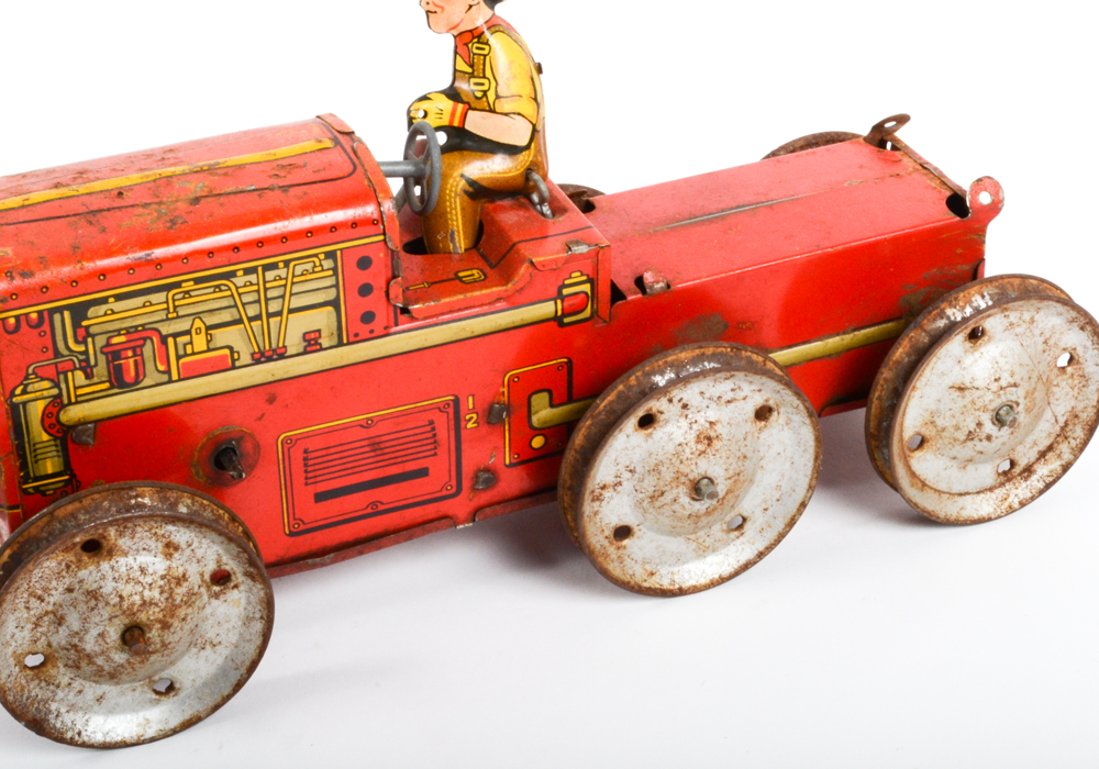 Marx Tin Litho Tractor Wind-up Toy