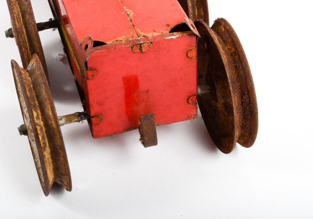 Marx Tin Litho Tractor Wind-up Toy