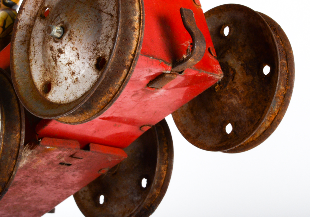 Marx Tin Litho Tractor Wind-up Toy