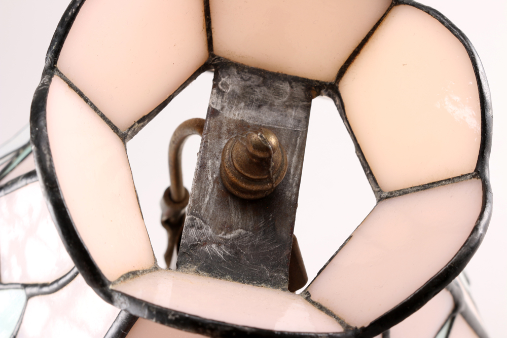 Pair of Tiffany Style Glass Lamps