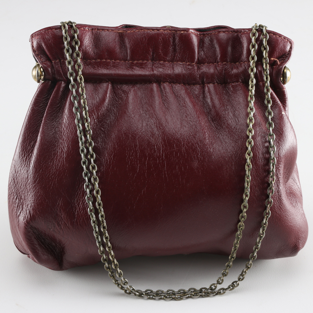 Collection of Vintage Leather Handbags.