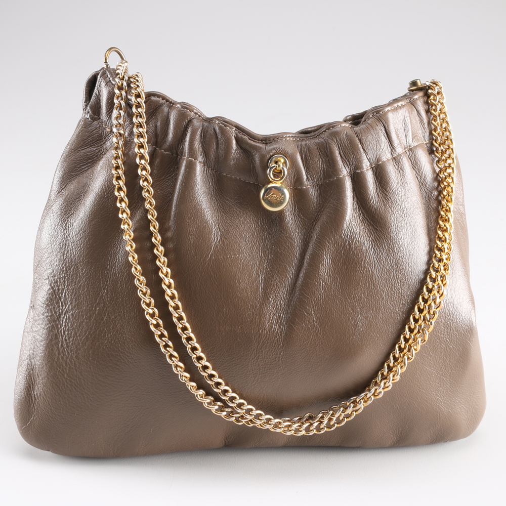 Collection of Vintage Leather Handbags.