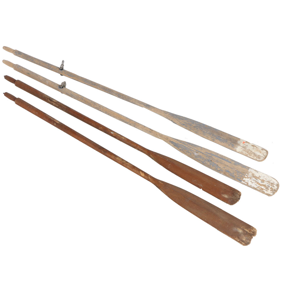 Grouping of Vintage Oars