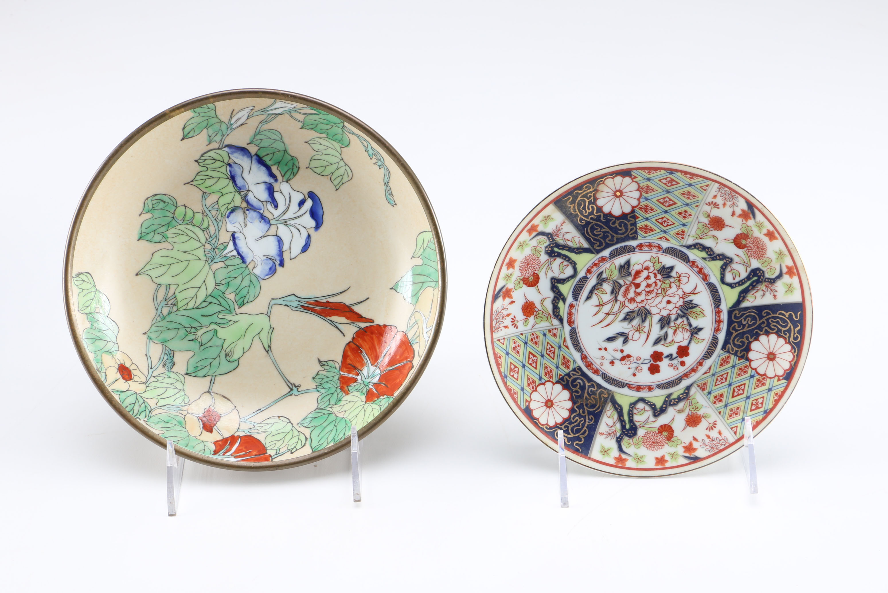 Asian Ceramics with Japanese Imari Plage