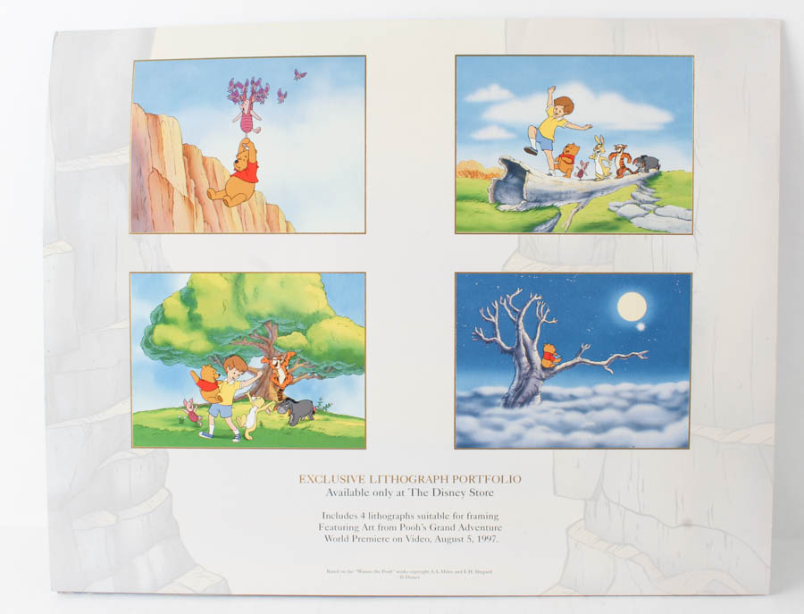 Disney's "Winnie The Pooh" Exclusive Lithograph Portfolio