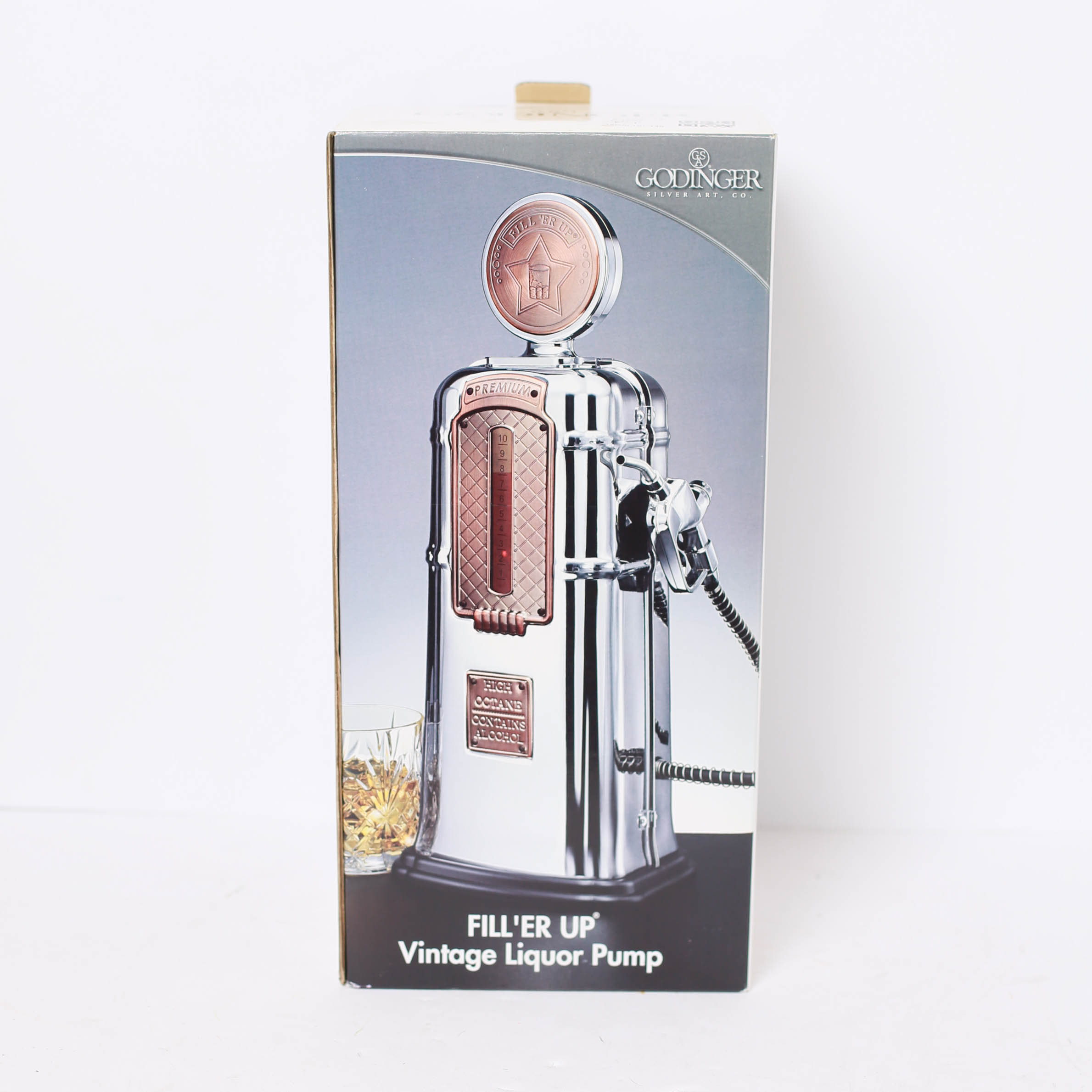 Godinger Silver Art Co. Vintage Liquor Pump