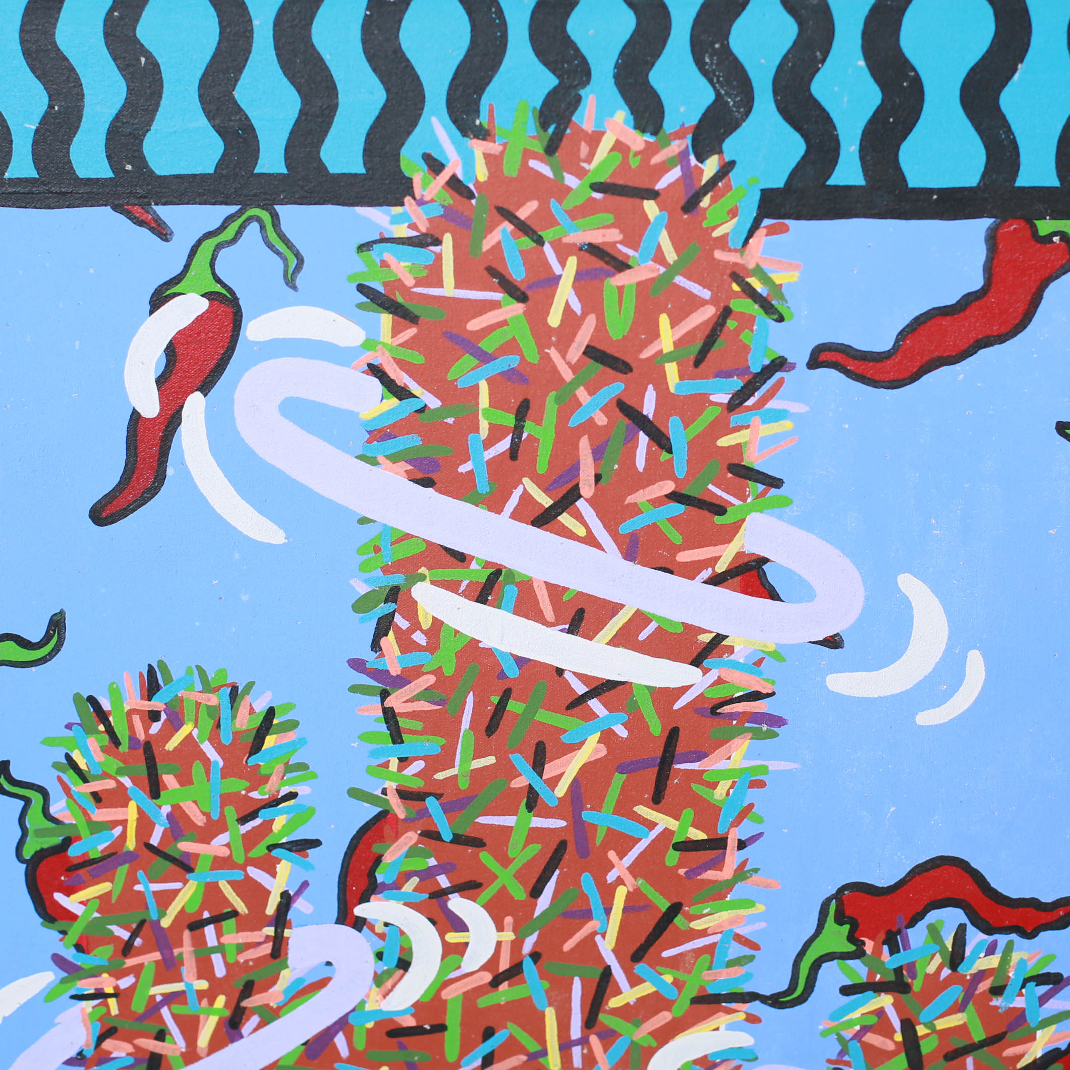 Nicholas Troilo Signed Mexican Themed Oil on Canvas