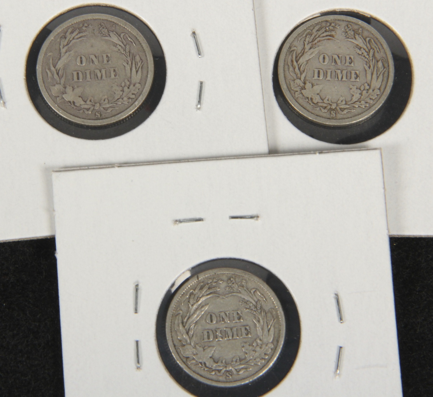 Assortment of Barber Silver Dimes