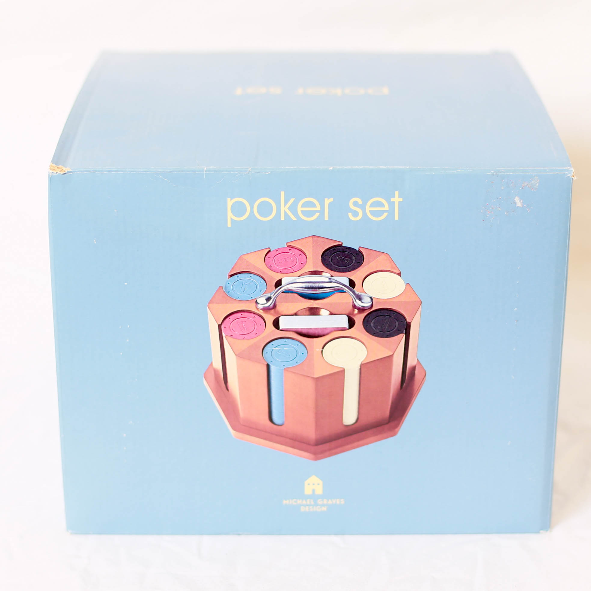 Suddenly Las Vegas Table Cover and Michael Graves Poker Set