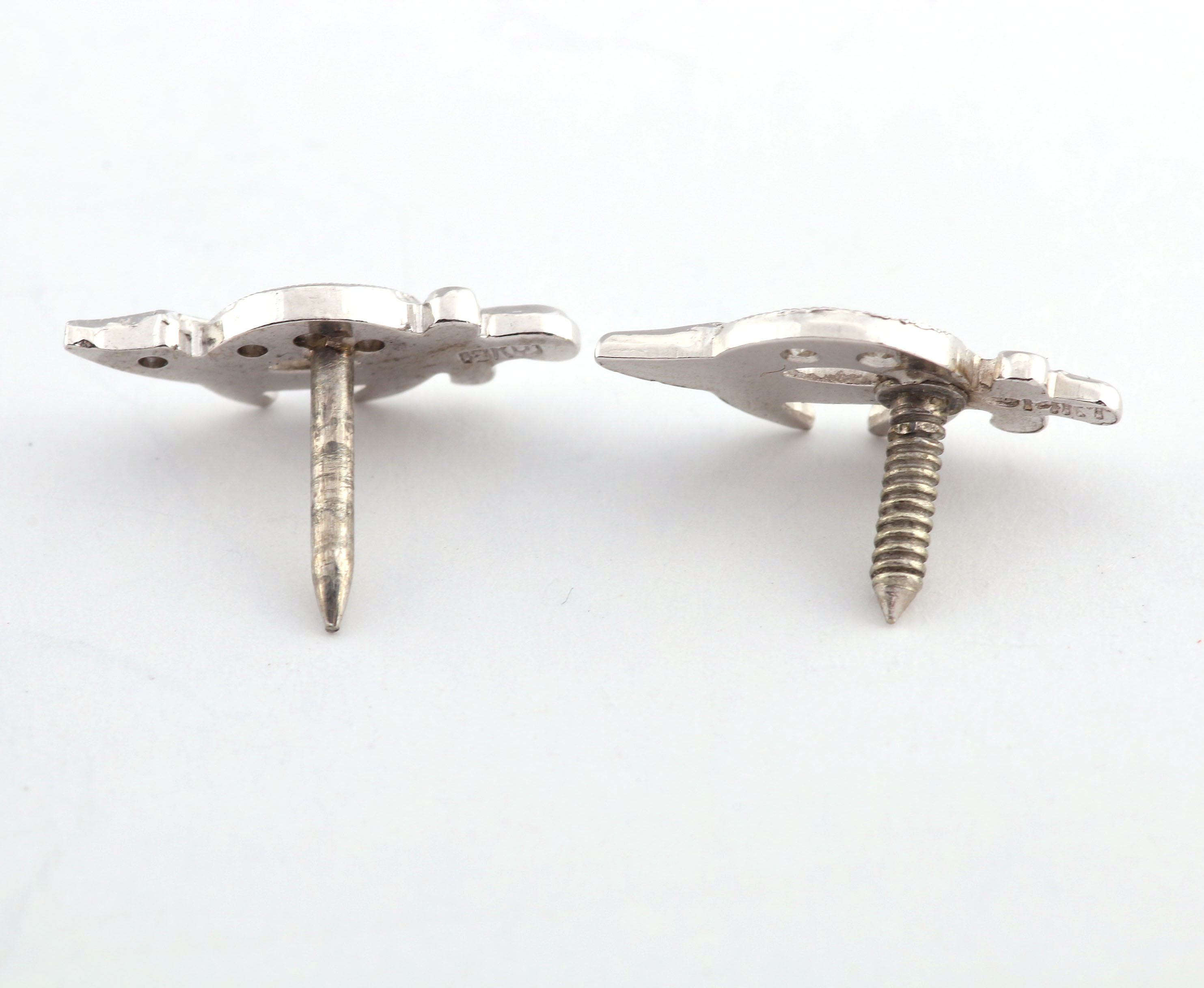 Selection of White Gold Diamond Shriner Signet Lapel Pins and Other