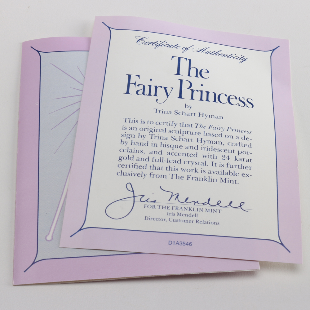 Franklin Heirloom Dolls "The Fairy Princess" Porcelain Doll