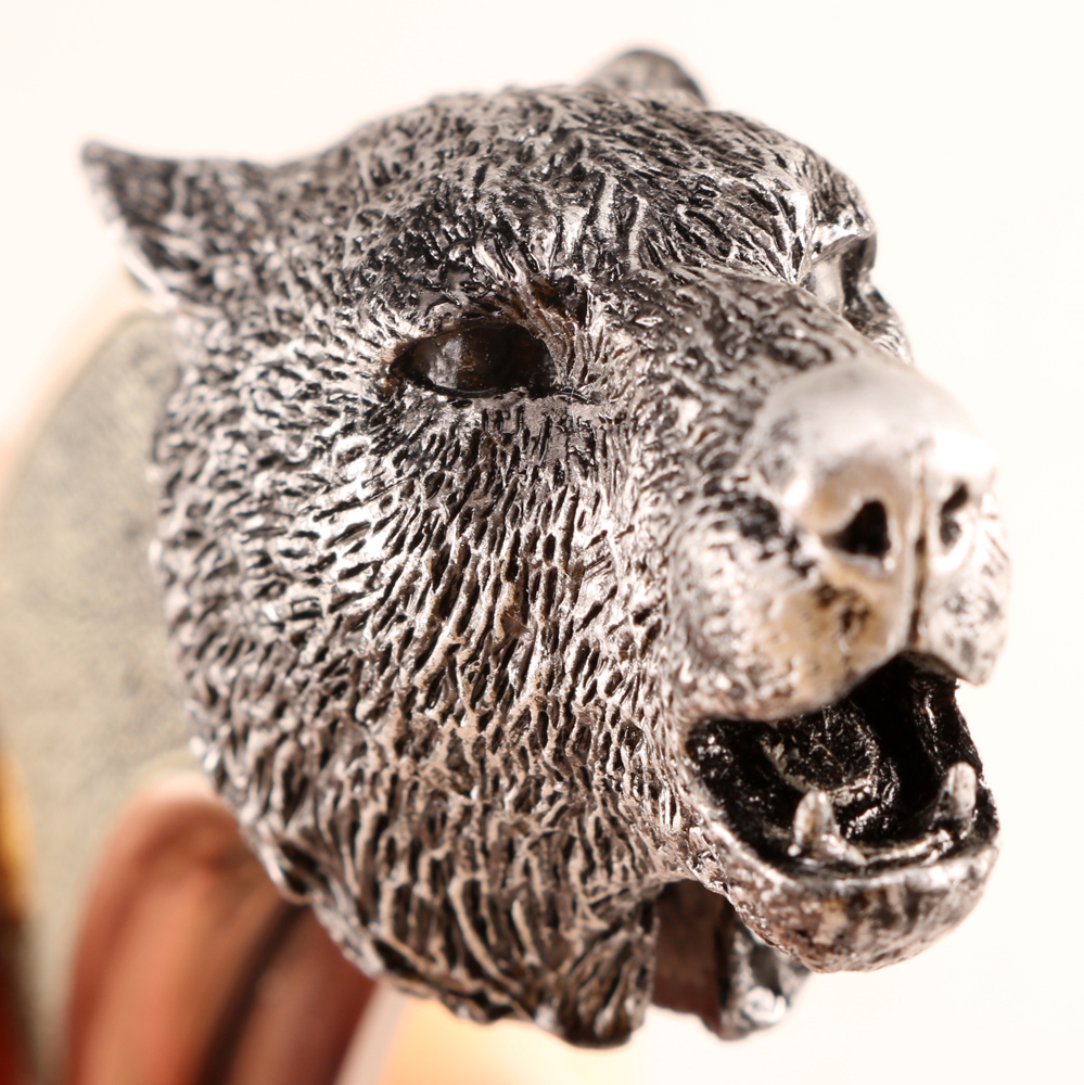 Set of Three Collectible Wolf Knives