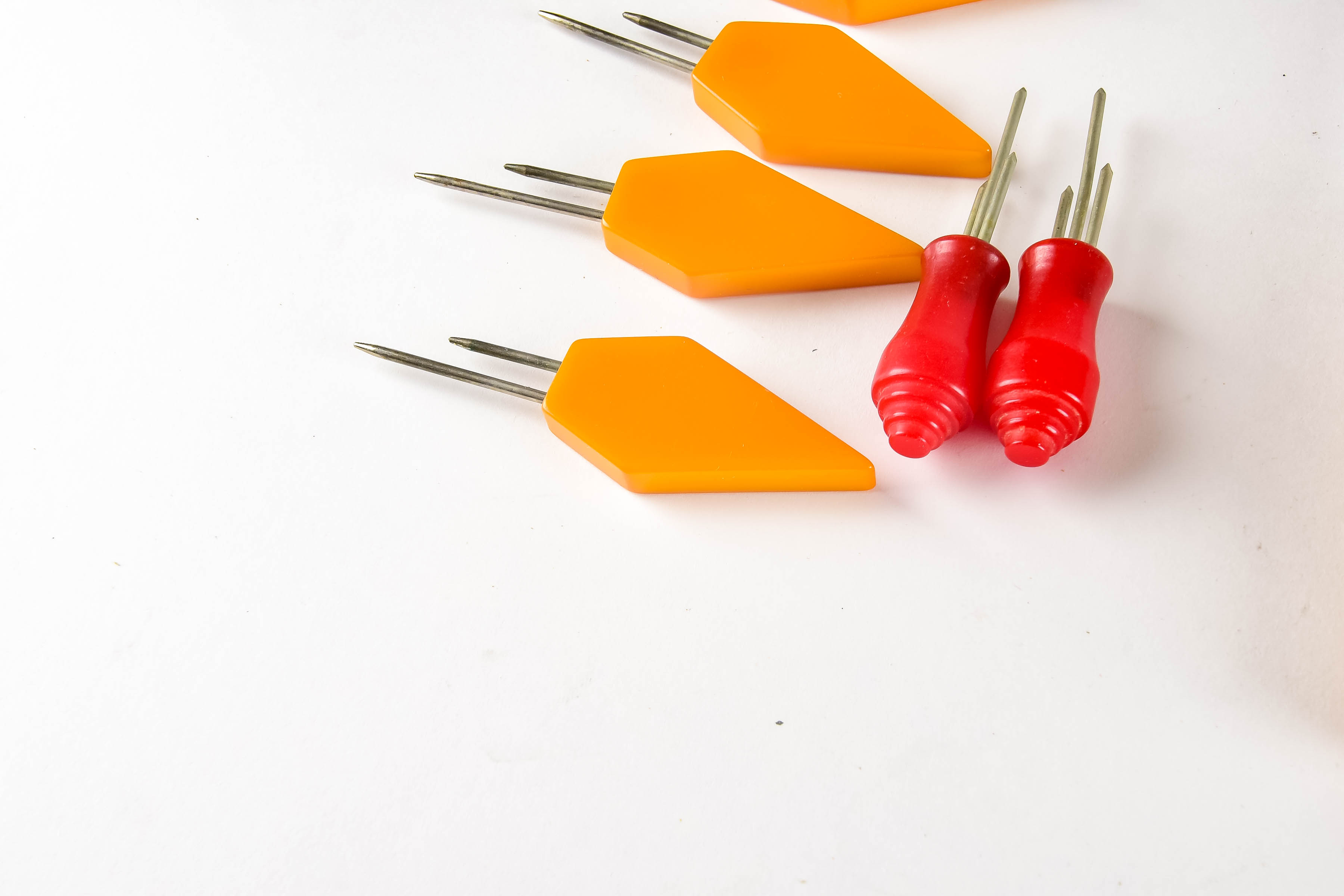 Collection of Vintage Stainless and Bakelite Flatware
