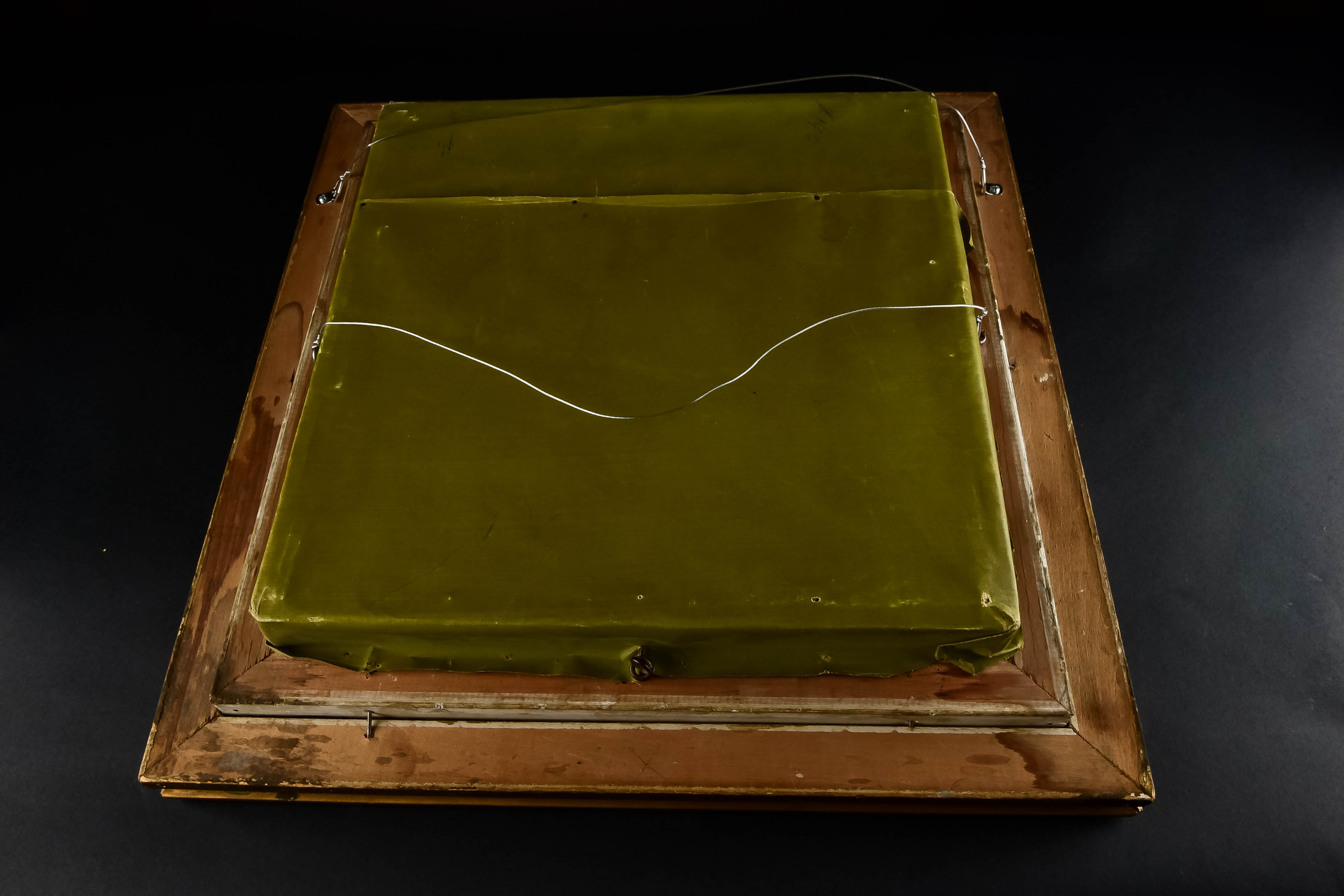 Antique Victorian Mourning Hair Wreath