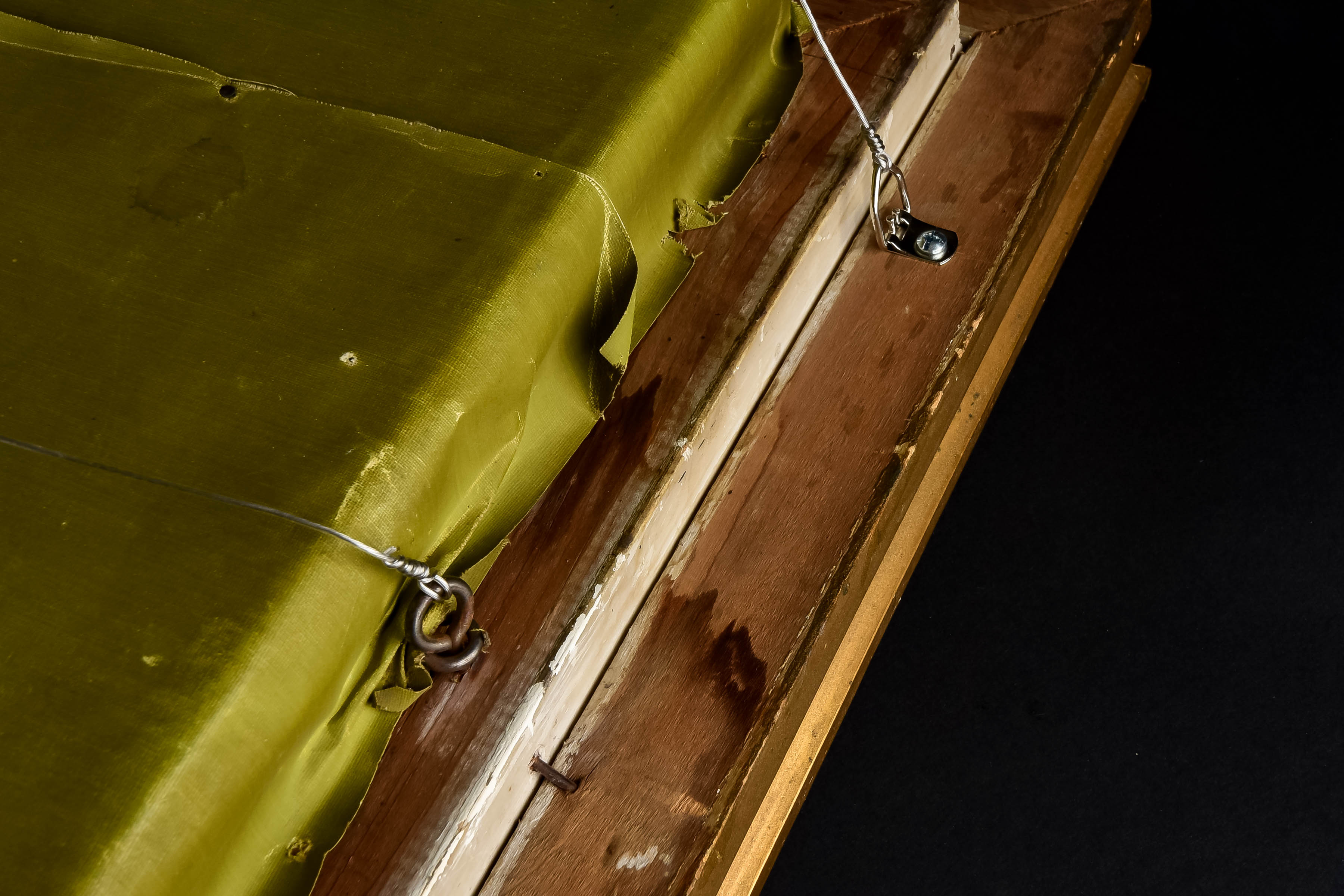 Antique Victorian Mourning Hair Wreath