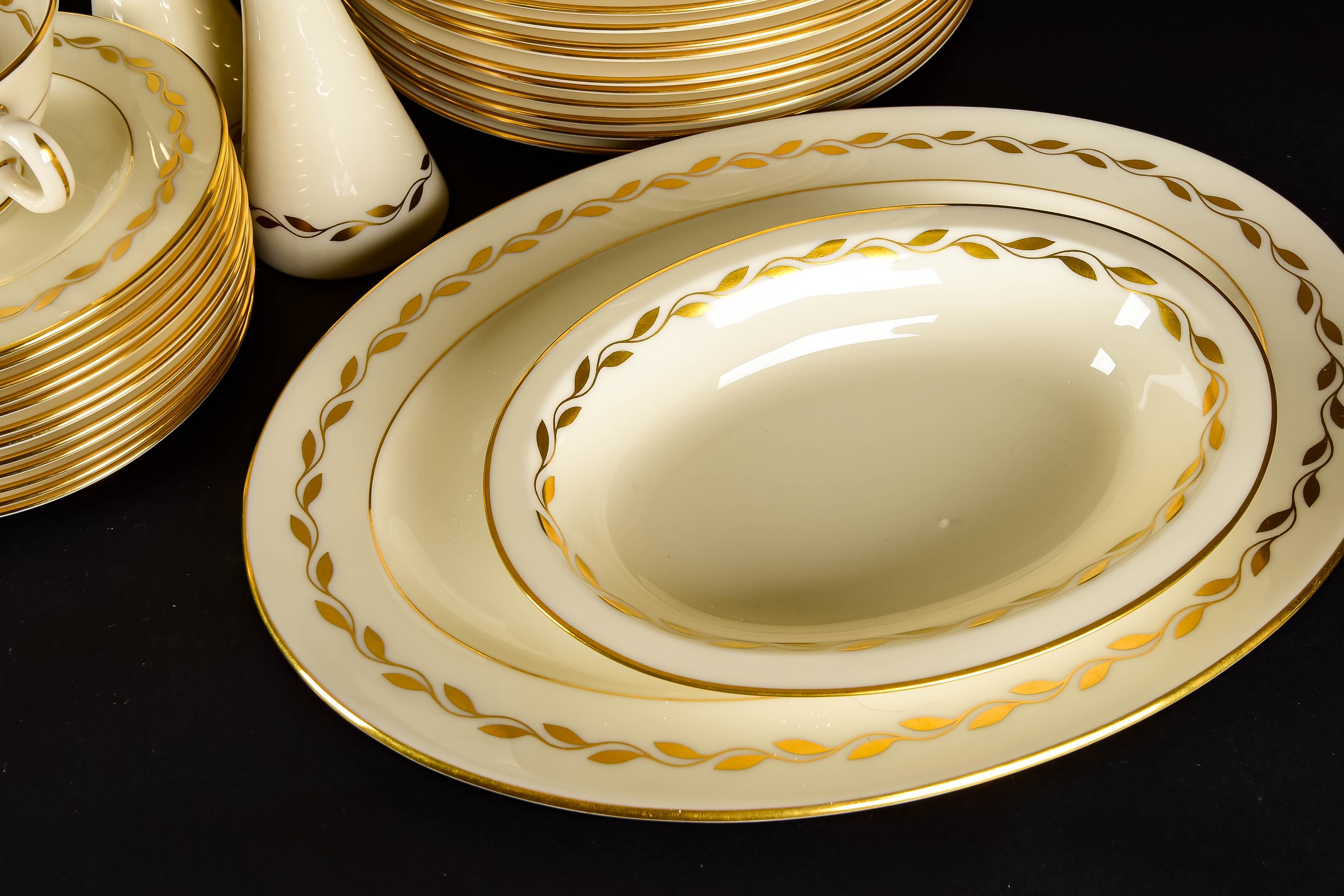 Lenox "Golden Wreath" China Set
