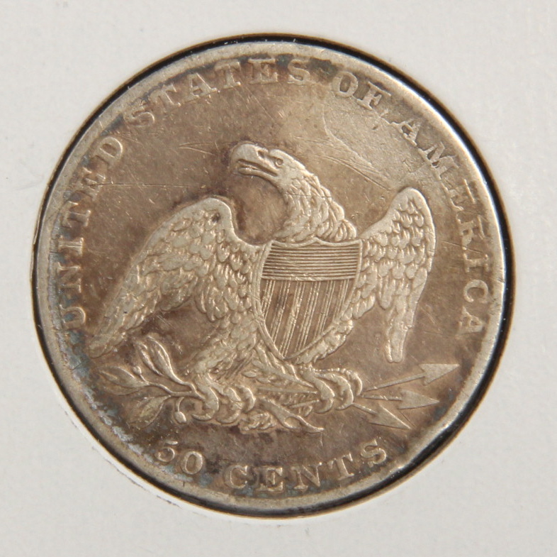 1837 Capped Bust Silver Half Dollar VF