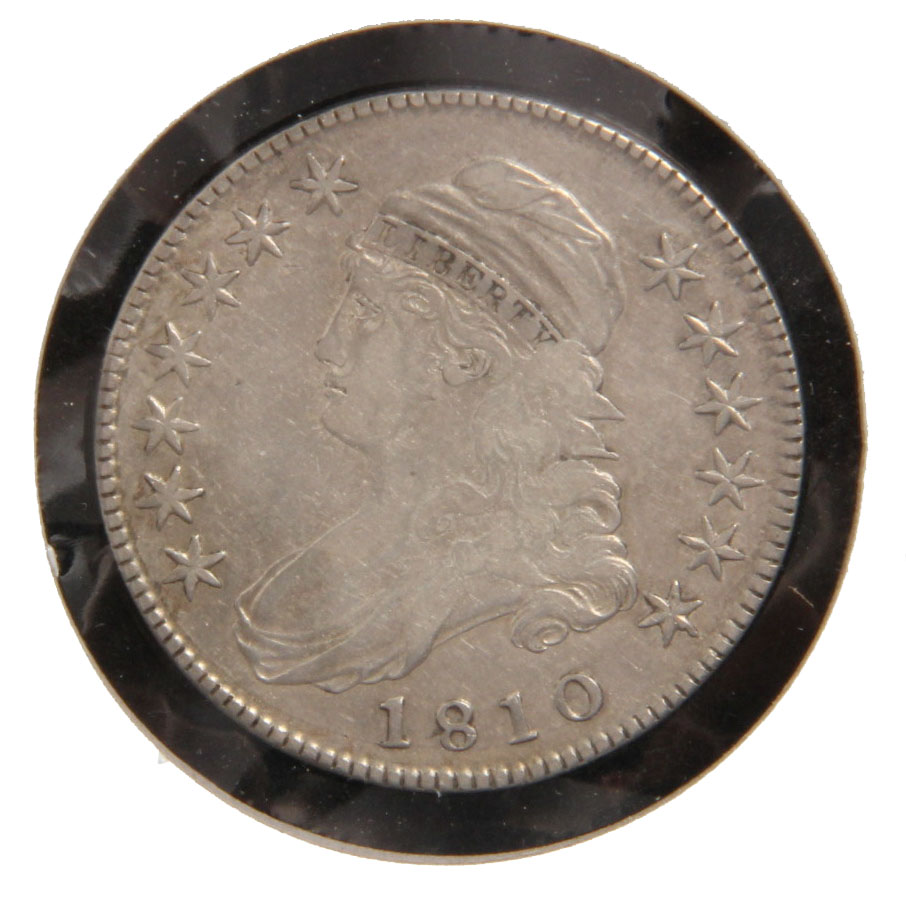 1810 Capped Bust Silver Half Dollar VF