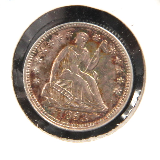 1853 Seated Liberty Silver Half Dime MS 63