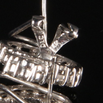 14K White Gold 1.50 CTW Diamond Earrings