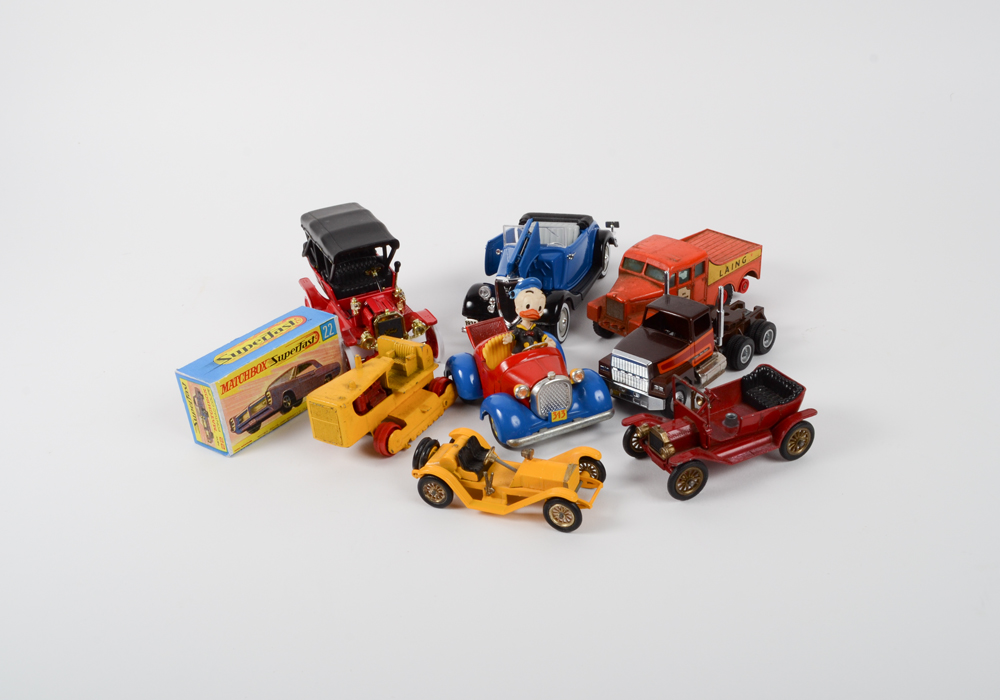 Collection of Vintage Toy Vehicles