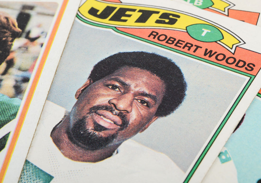 Large Collection of Vintage Football Trading Cards