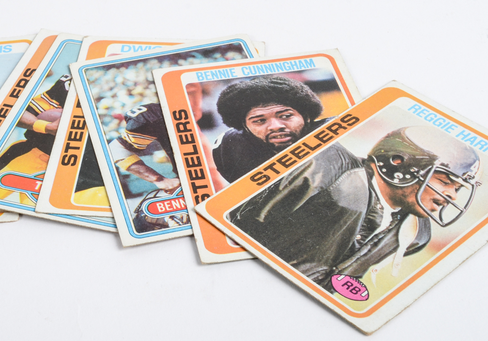 Large Collection of Vintage Football Trading Cards