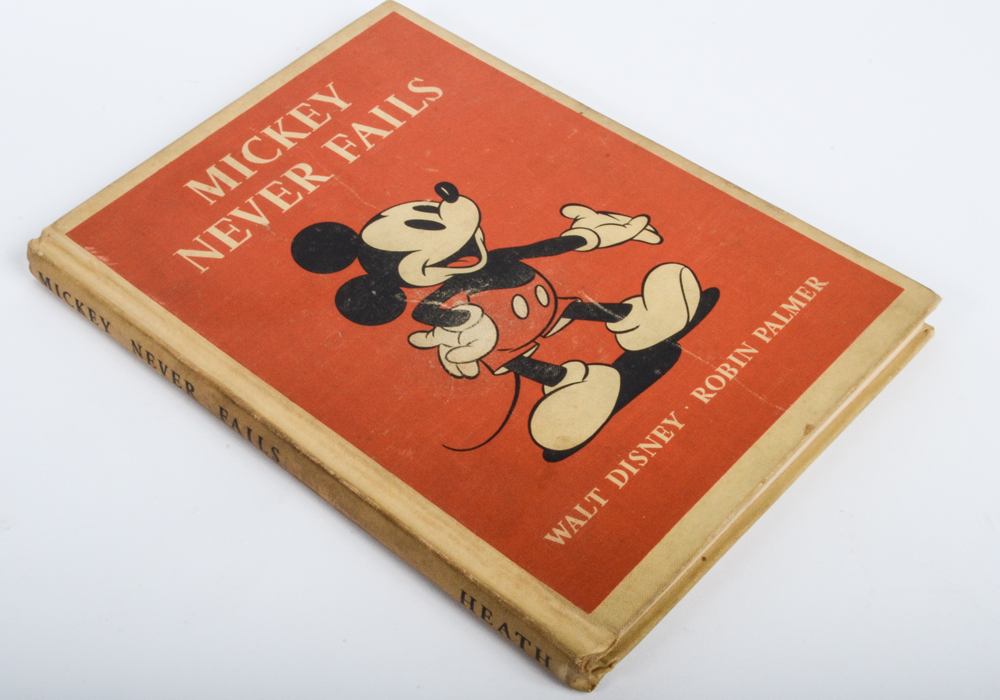 Vintage Children's Books with First Edition Mickey Mouse 1939