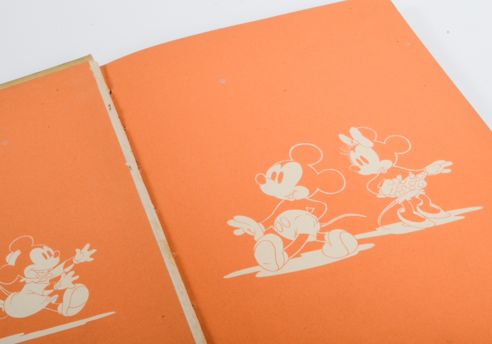 Vintage Children's Books with First Edition Mickey Mouse 1939