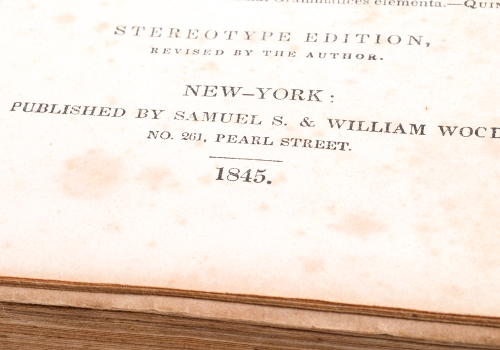 Antiquarian Books from the 1800's