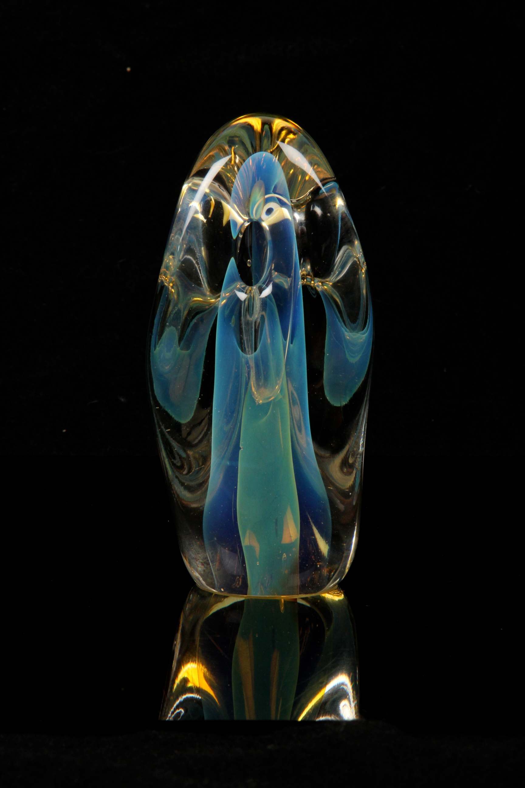 Signed Karnig Art Glass