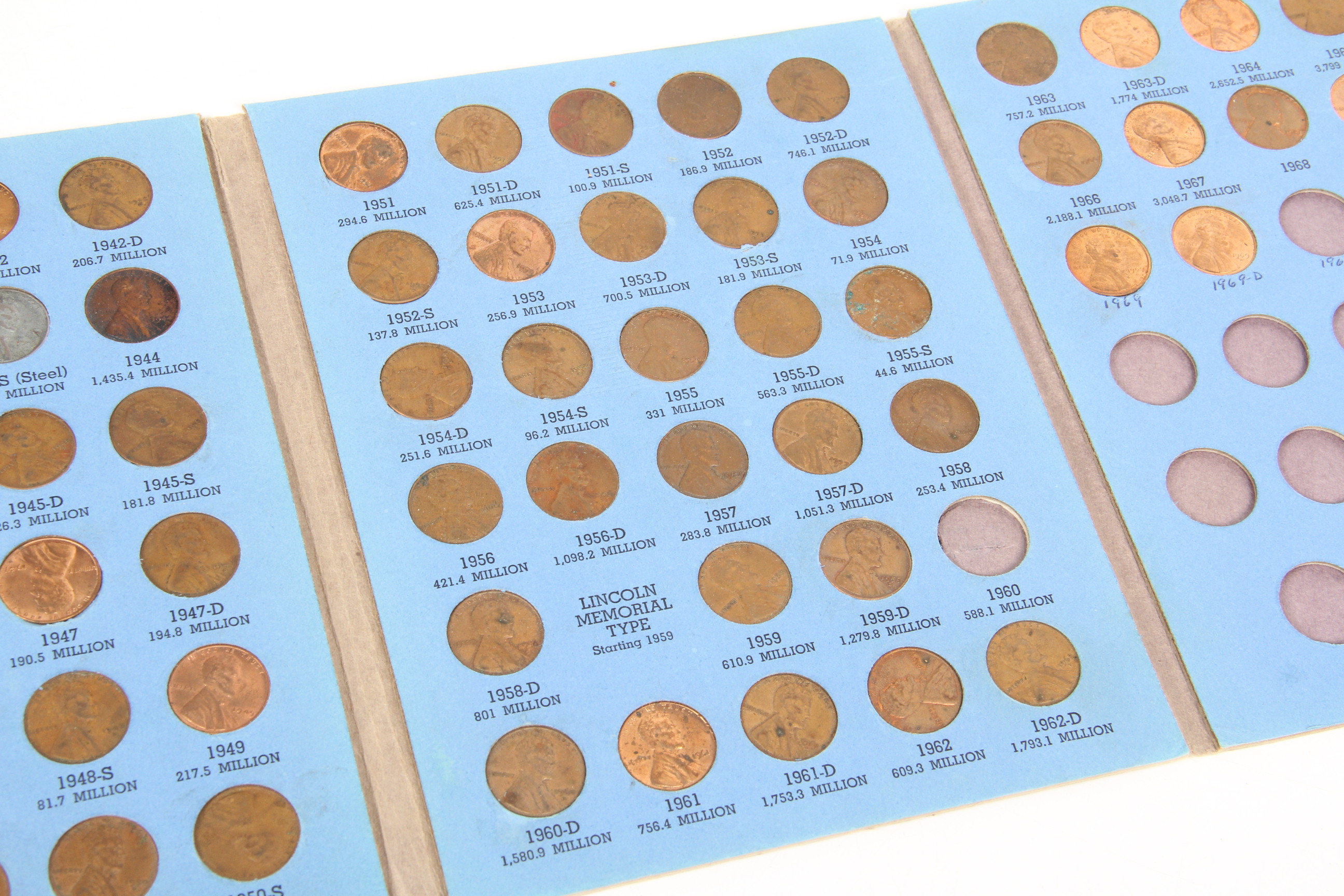 1941-1970 Lincoln Cent Collection