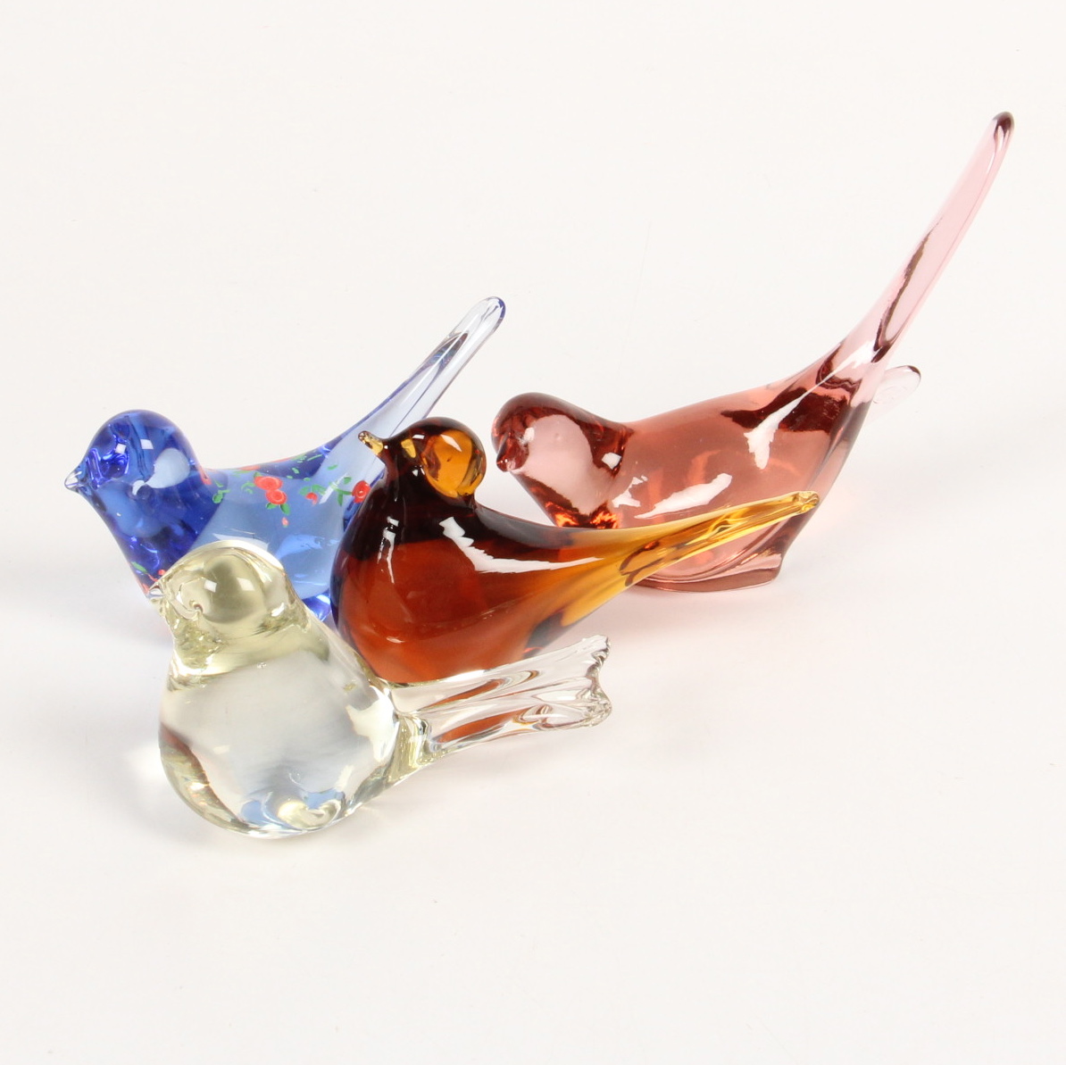 Blown Glass Birds