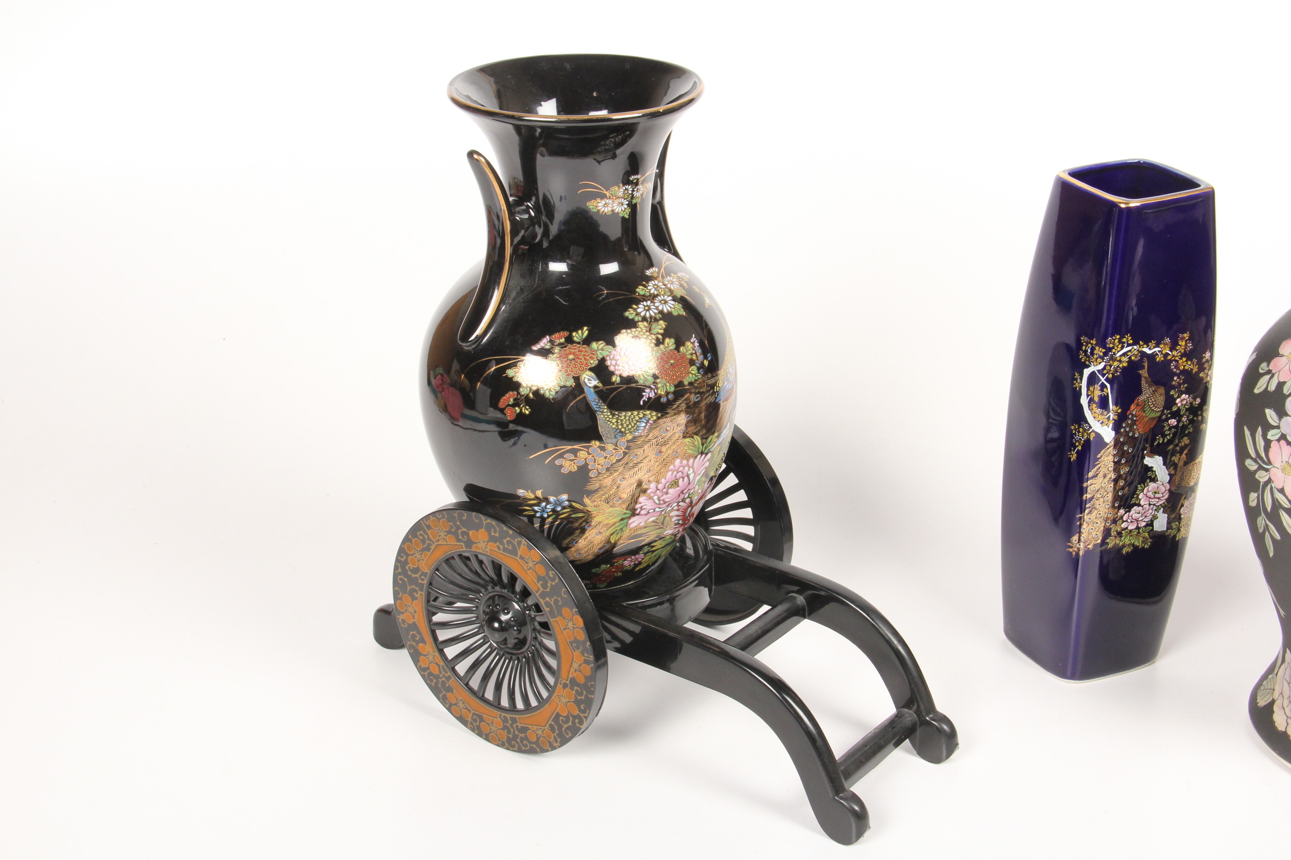 Asian Influenced Ceramic Vases