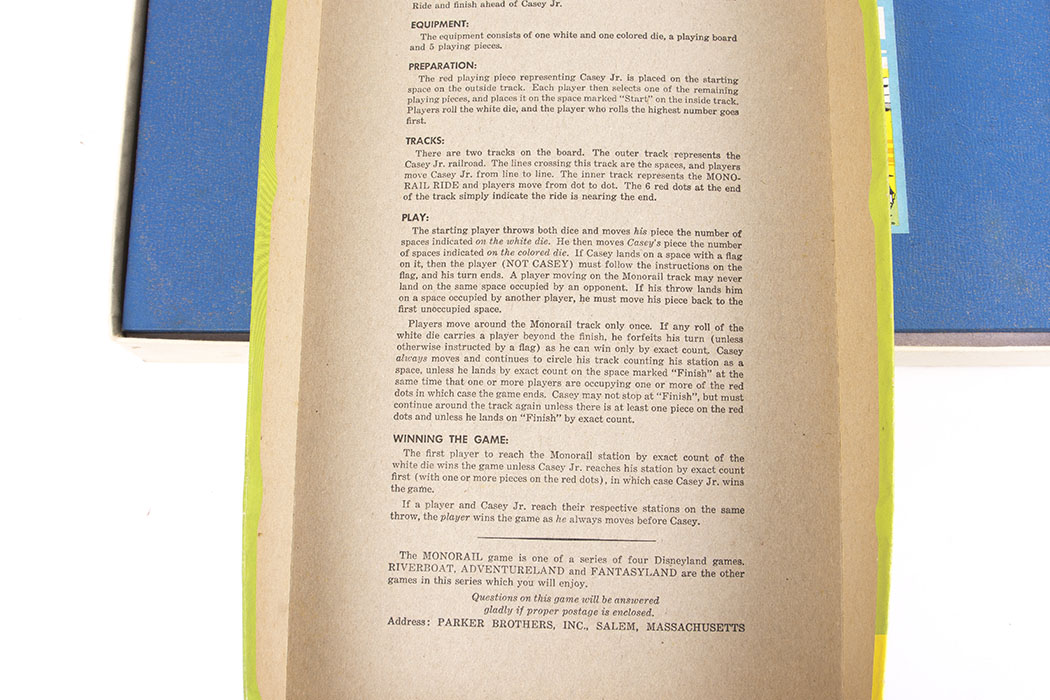 Disneyland Monorail Game