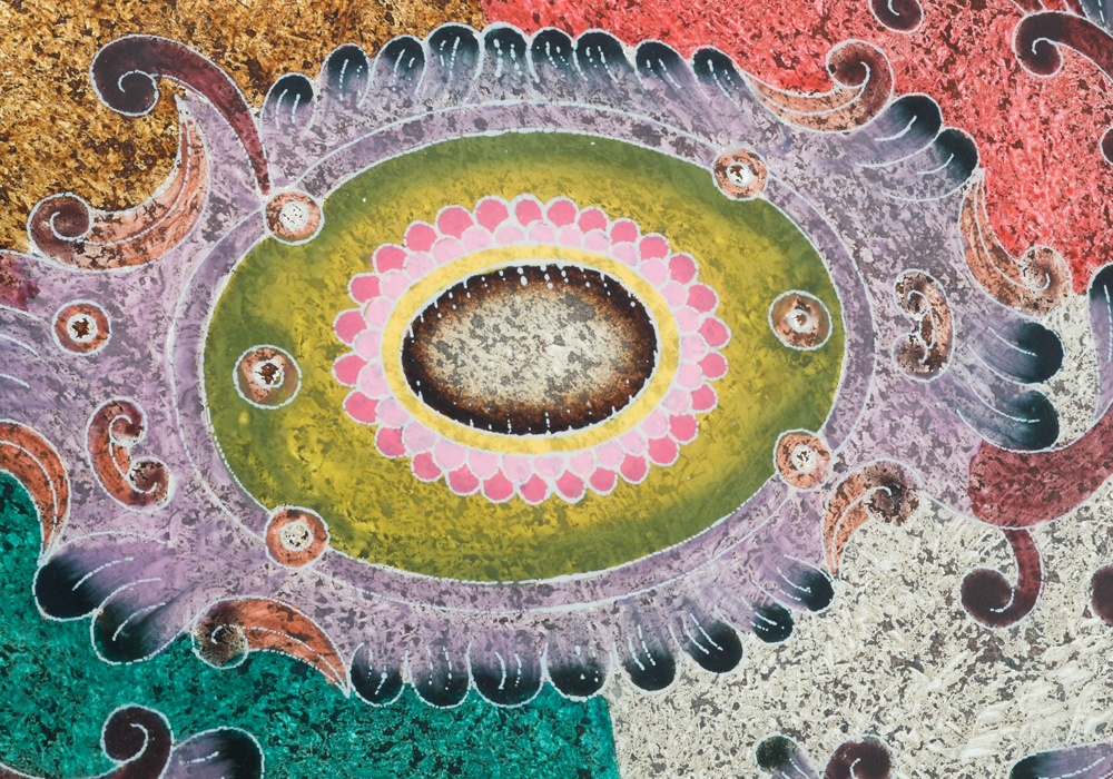 Decorative Floral Tray