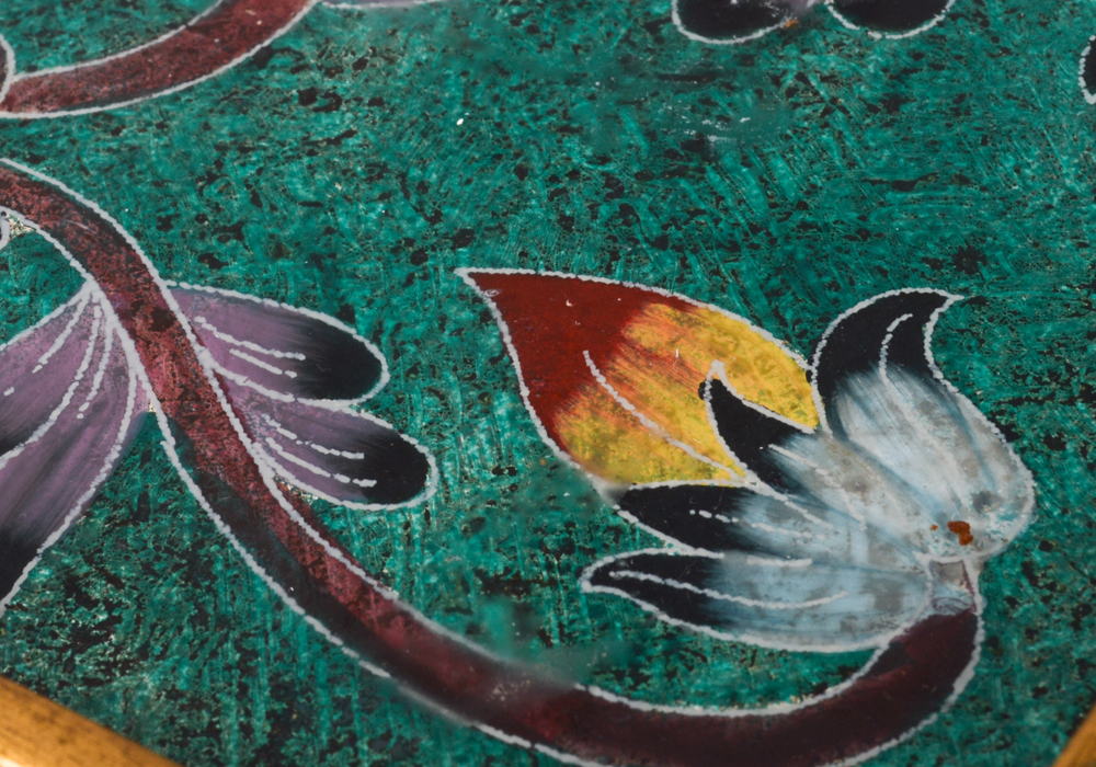 Decorative Floral Tray