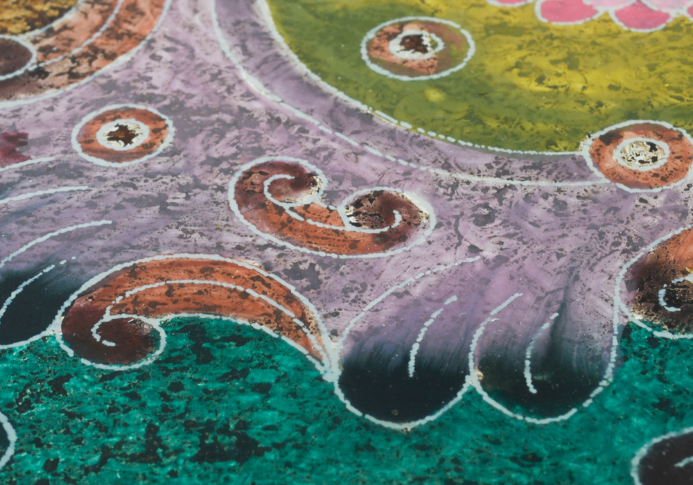 Decorative Floral Tray