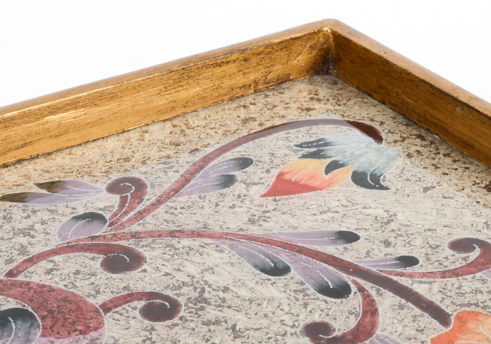 Decorative Floral Tray