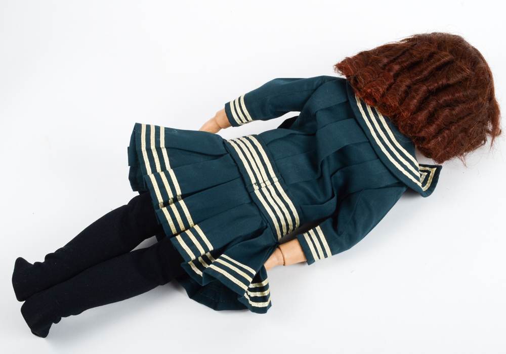 Antique Carved Wood Doll