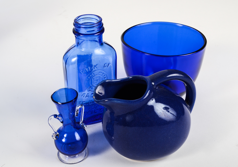 Collection of Colbalt Glass