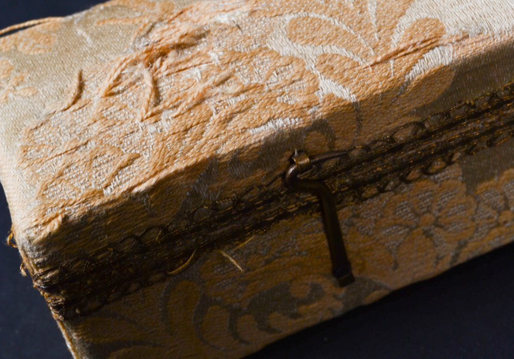 Hand Painted Mother of Pearl and Lace Fan