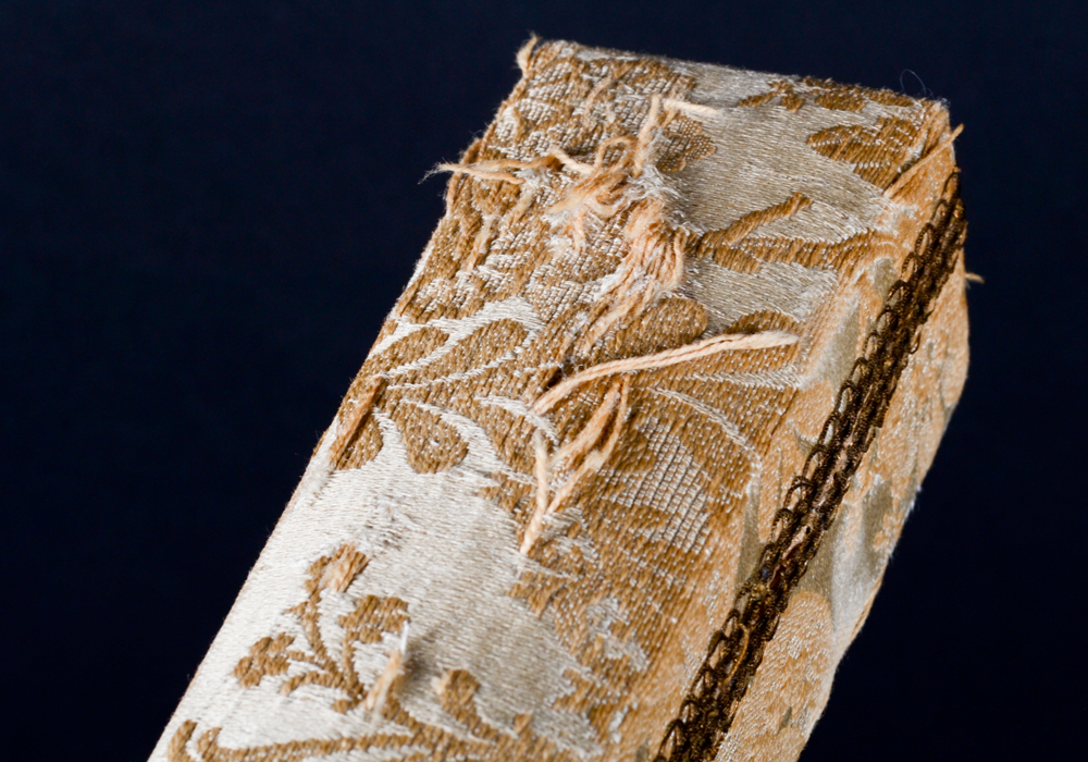 Hand Painted Mother of Pearl and Lace Fan