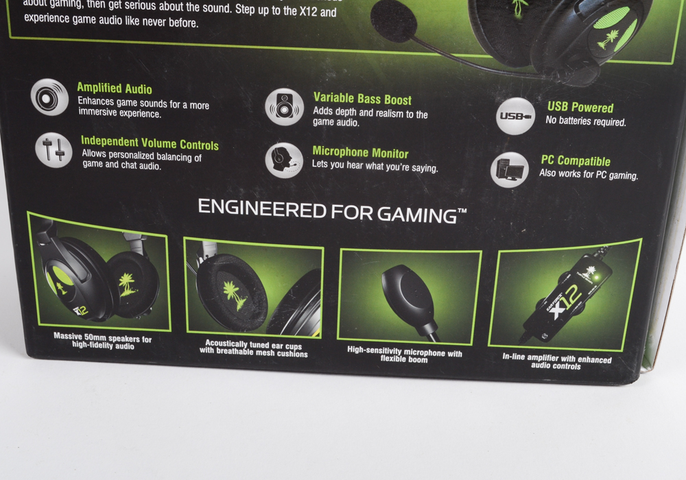 Turtle Beach X12 Amplified Stereo Gaming Headset
