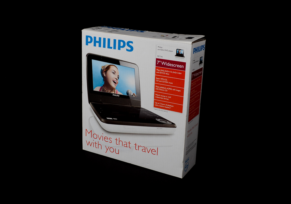 Phillips 7" Widescreen Portable DVD Player
