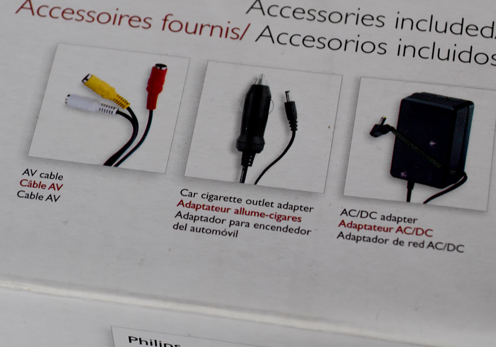 Phillips 7" Widescreen Portable DVD Player